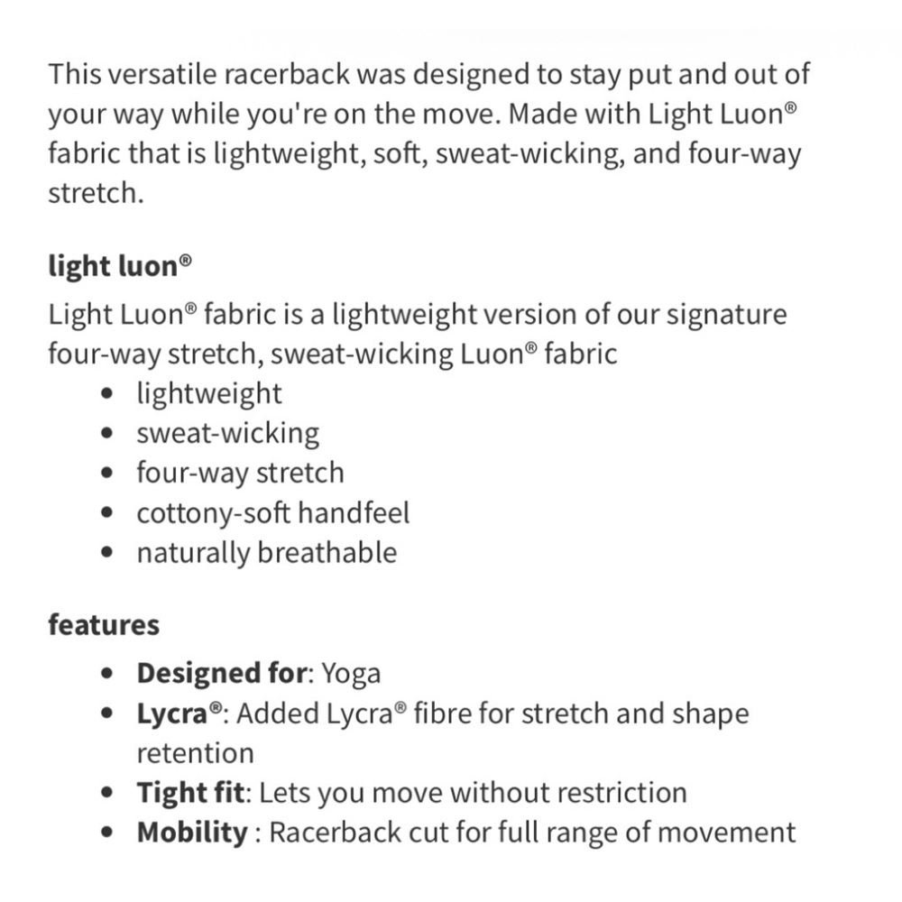Lululemon Cool Racerback II *Nulu - Picture 9 of 11